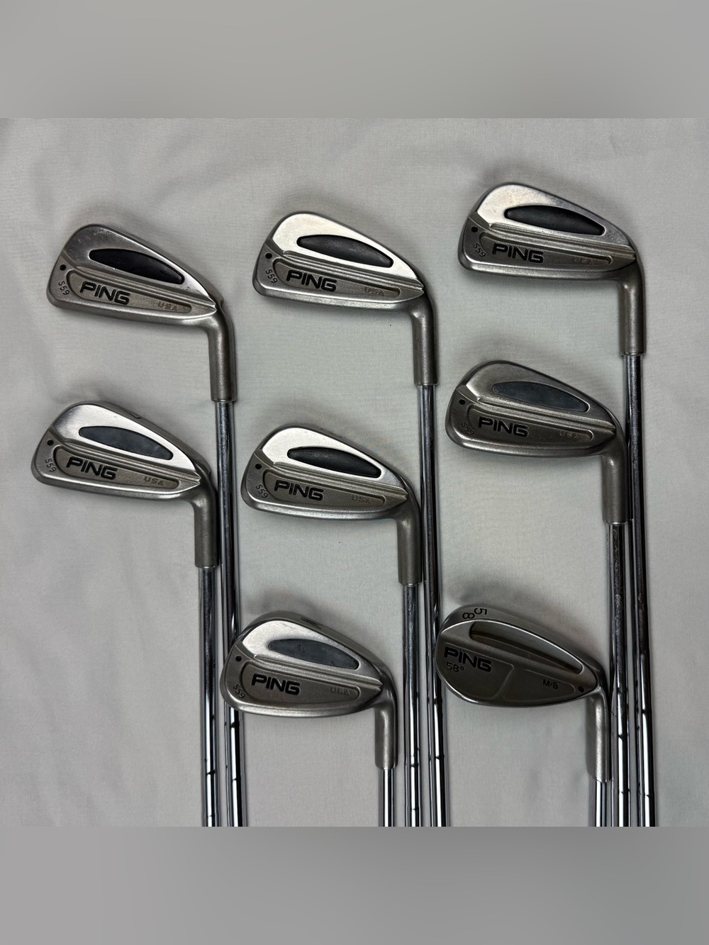 Ping S59 Black Dot Iron Set 4-PW, 58° True Temper Z-Z65 Stiff Flex Right Handed
